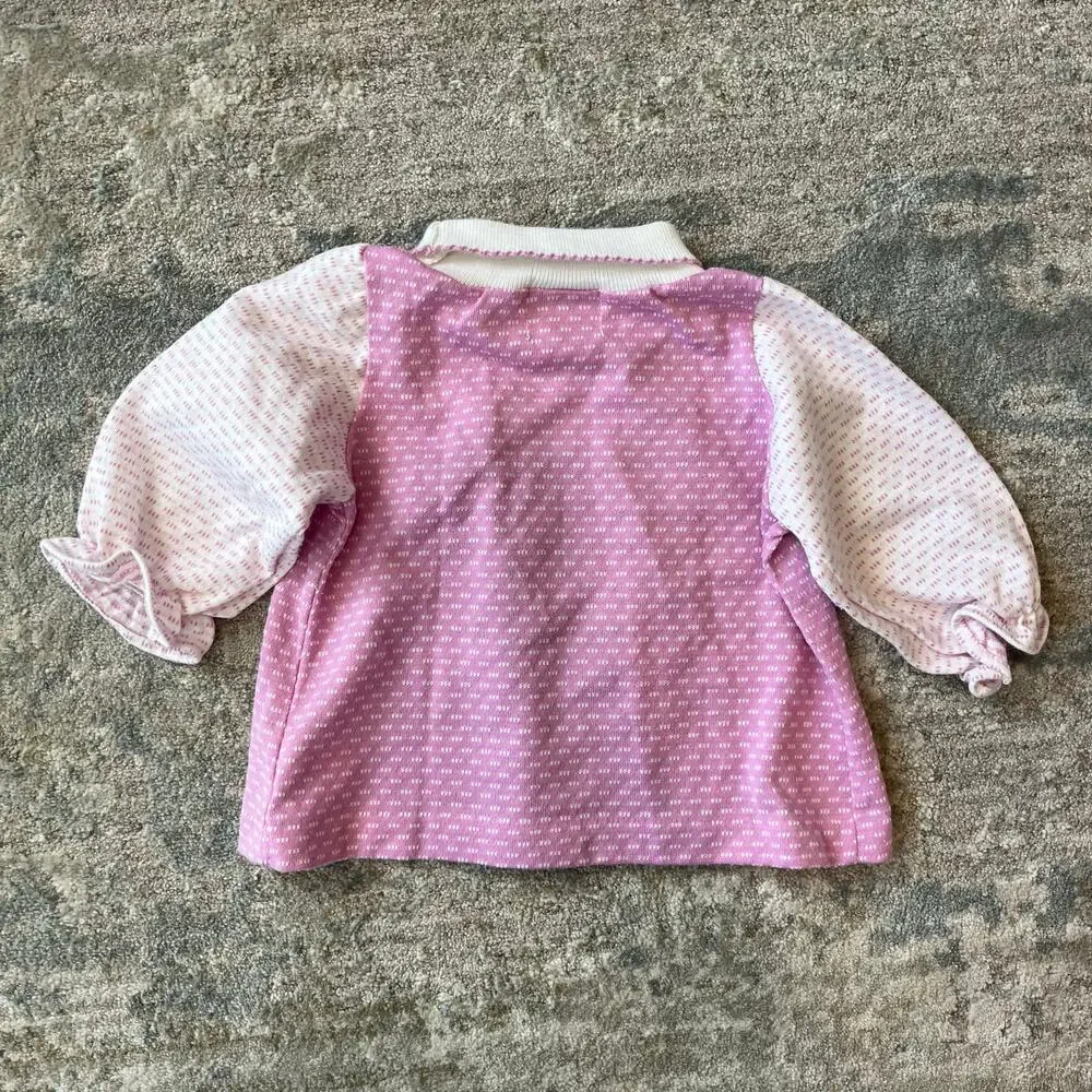 Vintage Healthtex Two Piece Purple Tulip Outfit 24 Months USA